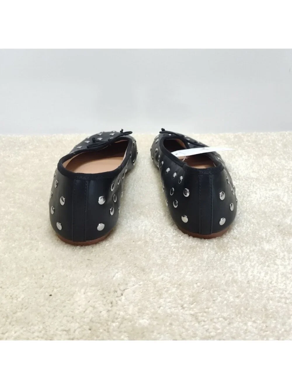 Time And Tru Studded Ballet Mary Jane Flats Loafers Slides Mules Slip-on US 11
